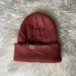 Cozy Salmon Knit Beanie